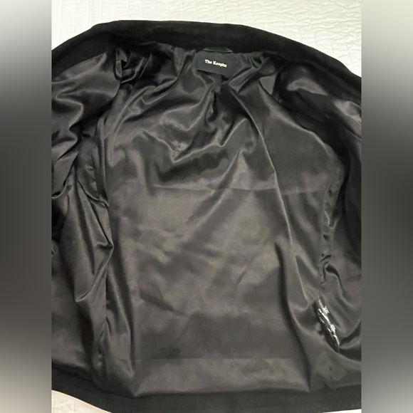 The Kooples Fringed Goat Leather Moto Jacket black suede - Picture 15 of 16